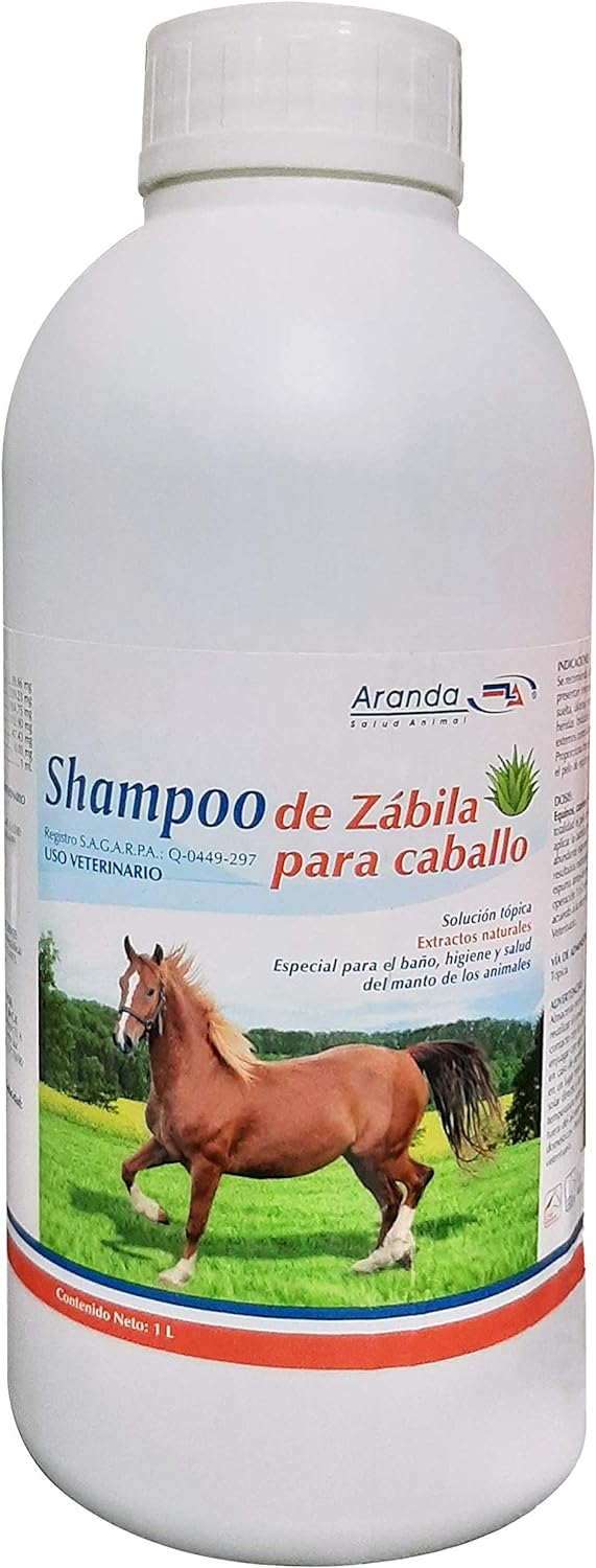 Shampoo de Zábila para caballo 1 lt