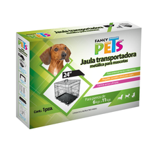 Cargar imagen en el visor de la galería, Jaula metálica plegable para mascota (6 medidas)