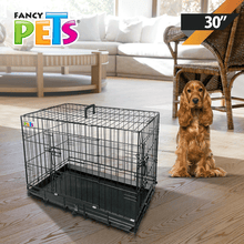 Cargar imagen en el visor de la galería, Jaula metálica plegable para mascota (6 medidas)