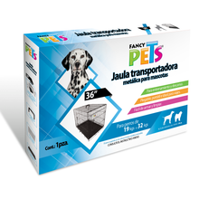 Cargar imagen en el visor de la galería, Jaula metálica plegable para mascota (6 medidas)