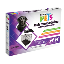 Cargar imagen en el visor de la galería, Jaula metálica plegable para mascota (6 medidas)