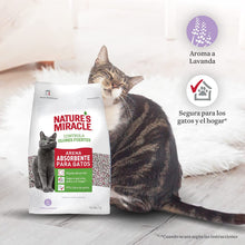 Cargar imagen en el visor de la galería, Arena Absorbente aroma Lavanda 2.0 Kg Para Gato NATURE´S MIRACLE
