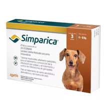 Cargar imagen en el visor de la galería, Simparica 20 MG - 3 tabletas (5 a 10 KG)