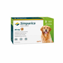 Cargar imagen en el visor de la galería, Simparica 80 MG - 3 tabletas (20 a 40 KG)