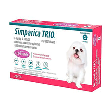 Cargar imagen en el visor de la galería, Simparica Trio - 1 tableta (2.5 a 5 KG)