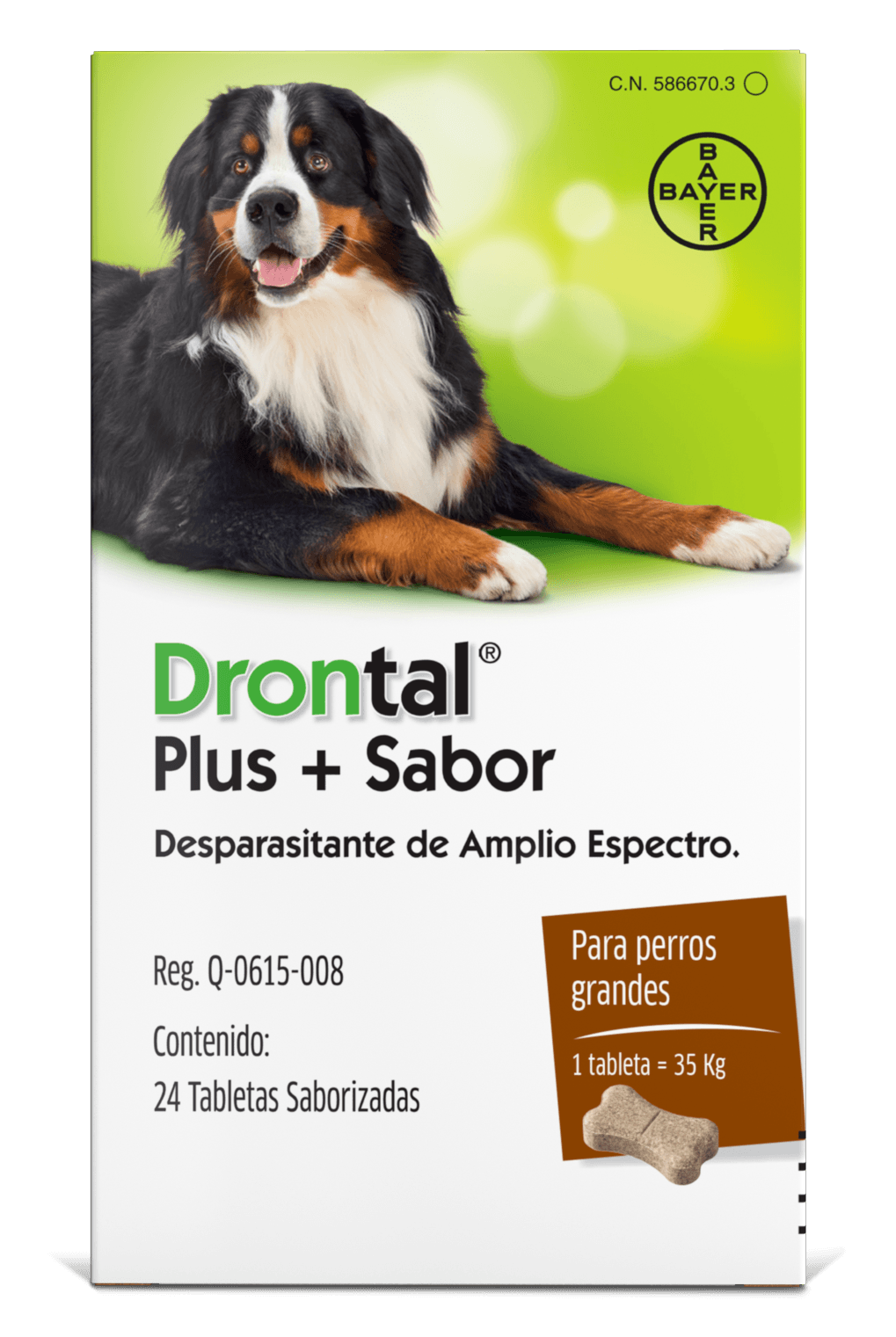 Drontal Plus Sabor 35 Kg (4 Tab) Elanco –