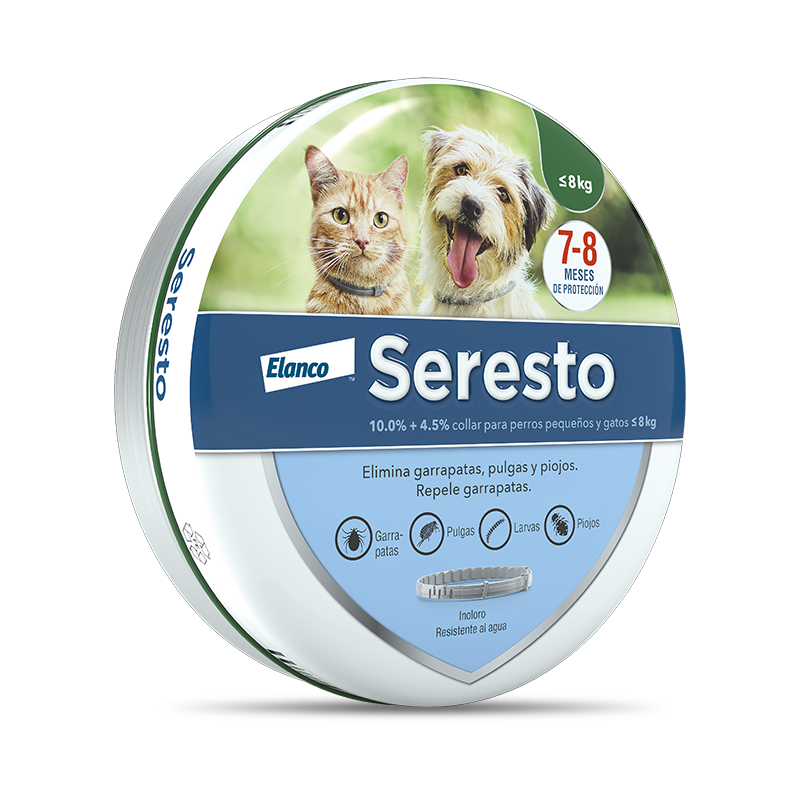 Seresto Collar antipulgas y antigarrapatas (Perro y Gato Chico)