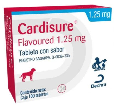 Cardisure 1.25 mg (100 tabletas)