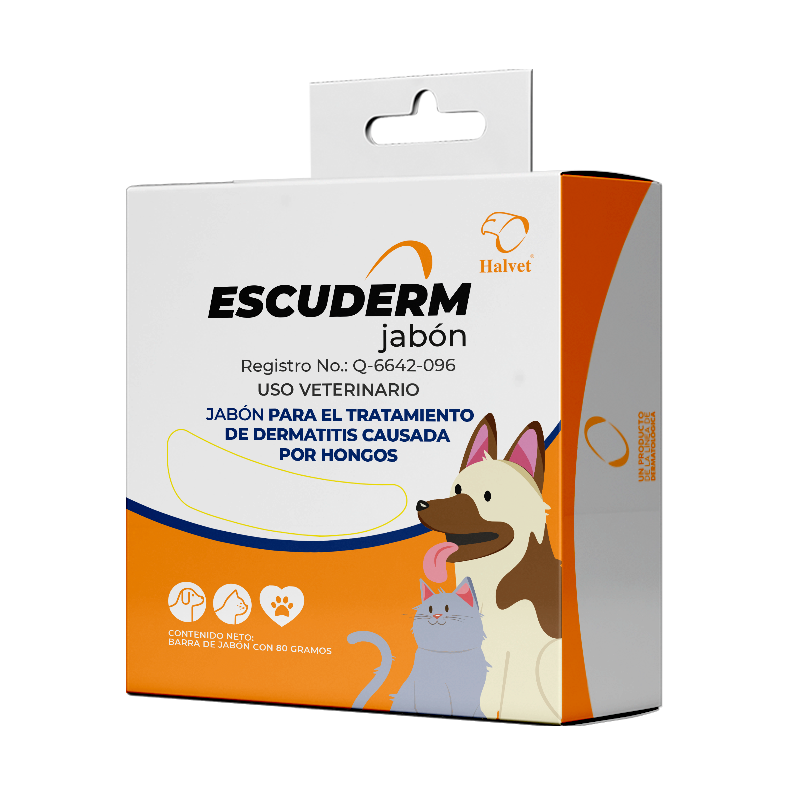 Escuderm Jabón 80 g Halvet