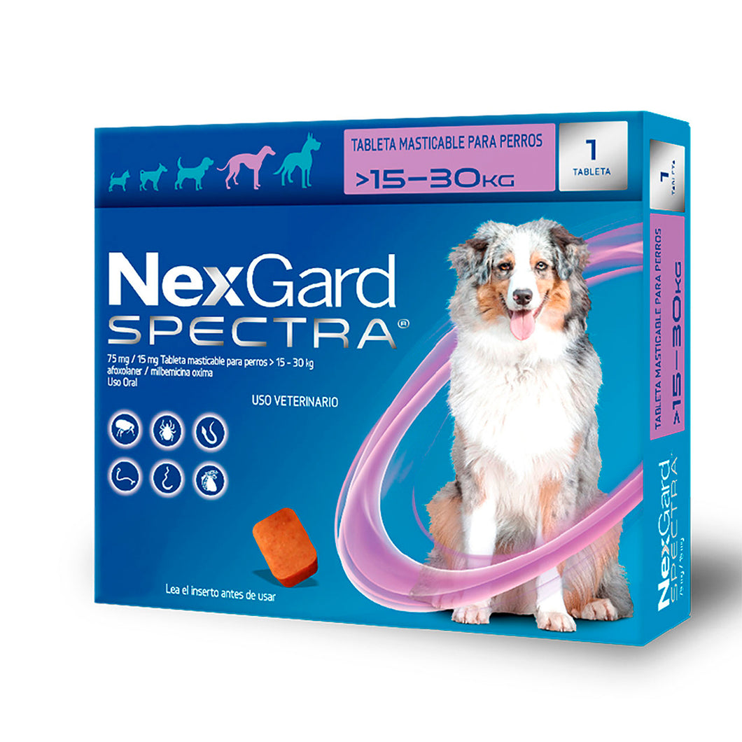 NexGard SPECTRA 15 - 30 Kg G con 1 TAB
