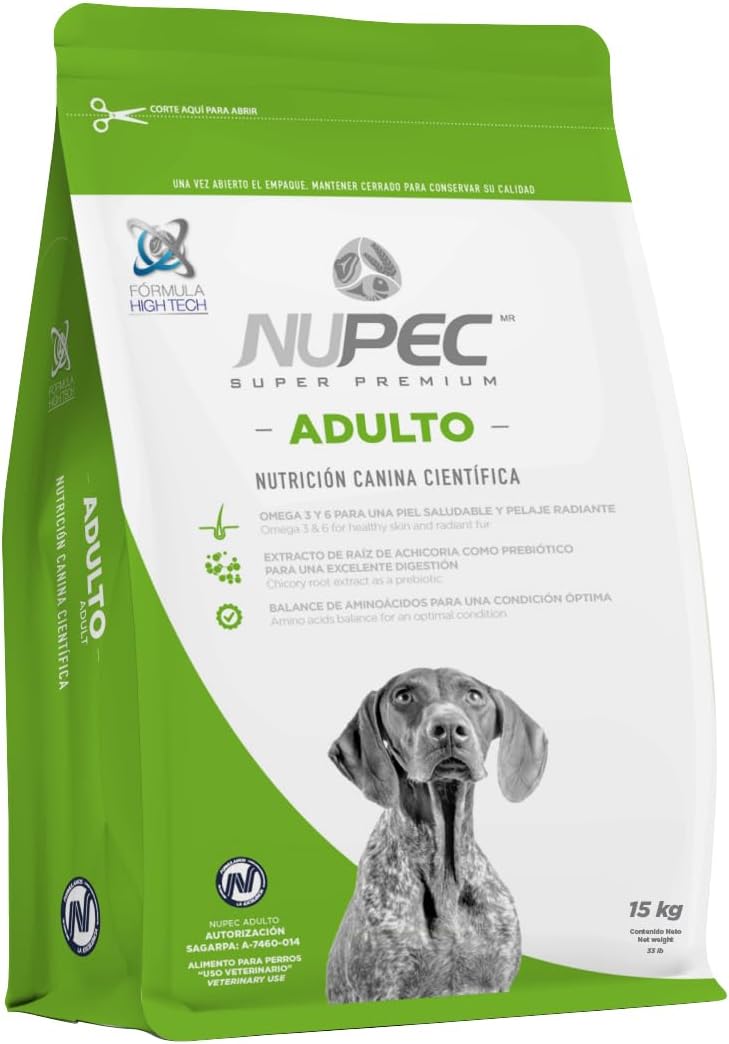 Nupec Adulto 15 KG - Raza Mediana y Grande
