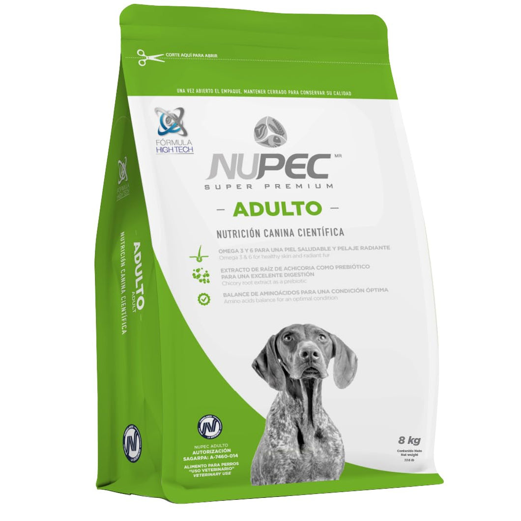 Nupec Adulto 8 KG - Raza Mediana y Grande