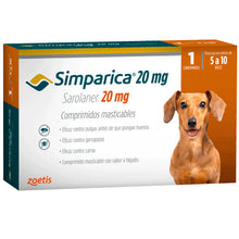 Cargar imagen en el visor de la galería, Simparica 20 MG - 1 tableta (5 a 10 KG)