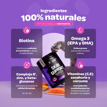 Cargar imagen en el visor de la galería, Skin Support Suplemento para piel y pelaje 350 g (Perros y Gatos)