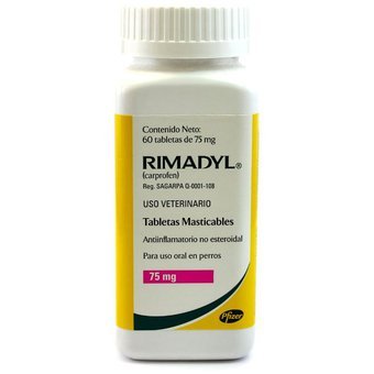Rimadyl 75 mg - 60 tabletas Masticables