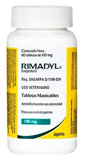 Rimadyl 100 mg - 60 tabletas Masticables