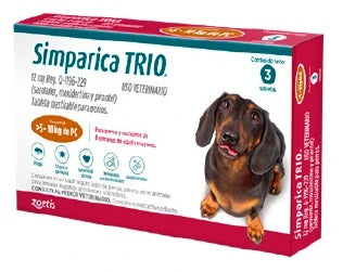 Simparica Trio - 1 tableta (5 a 10 KG)