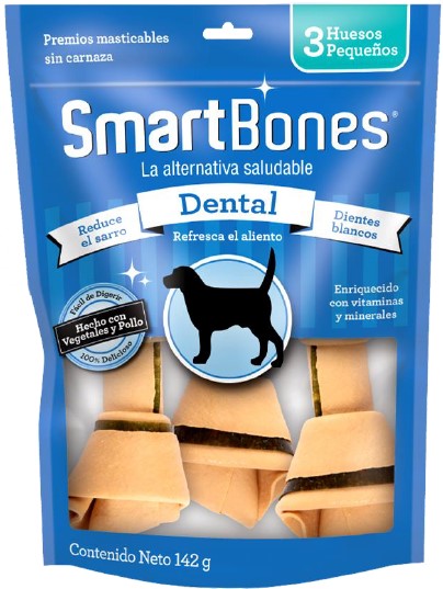 SmartBones Dentales Razas Pequeñas (3 Pzas) Premios